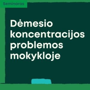 Seminaras dėmesio koncentracija